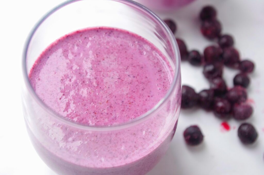 Blueberry Smoothie Manitoba Flax Seed Milling Company