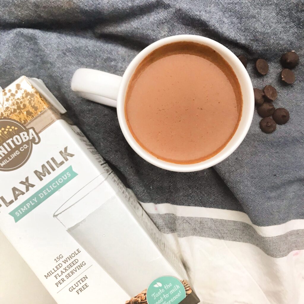 Lower Sugar Hot Chocolate Manitoba Flax Seed Milling Company
