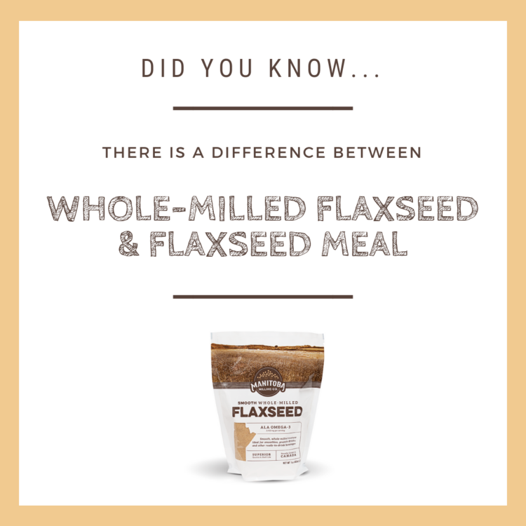 WholeMilled Flaxseed vs. Flaxseed Meal There's a Difference