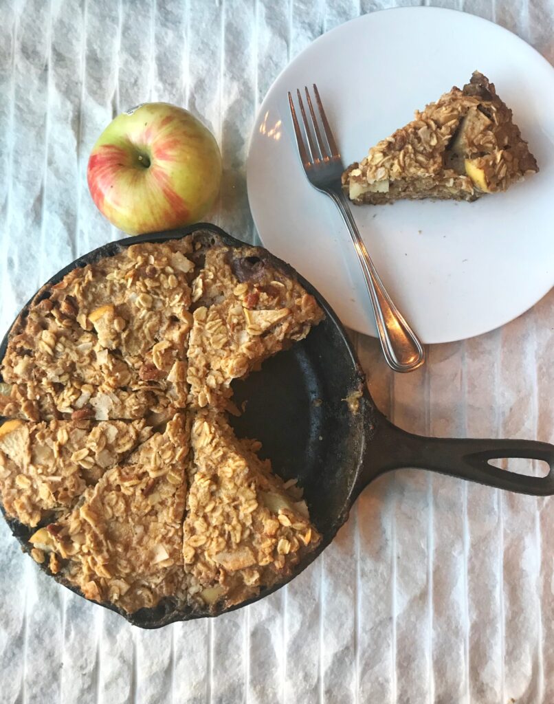 Apple Pie Baked Oatmeal Manitoba Flax Seed Milling Company