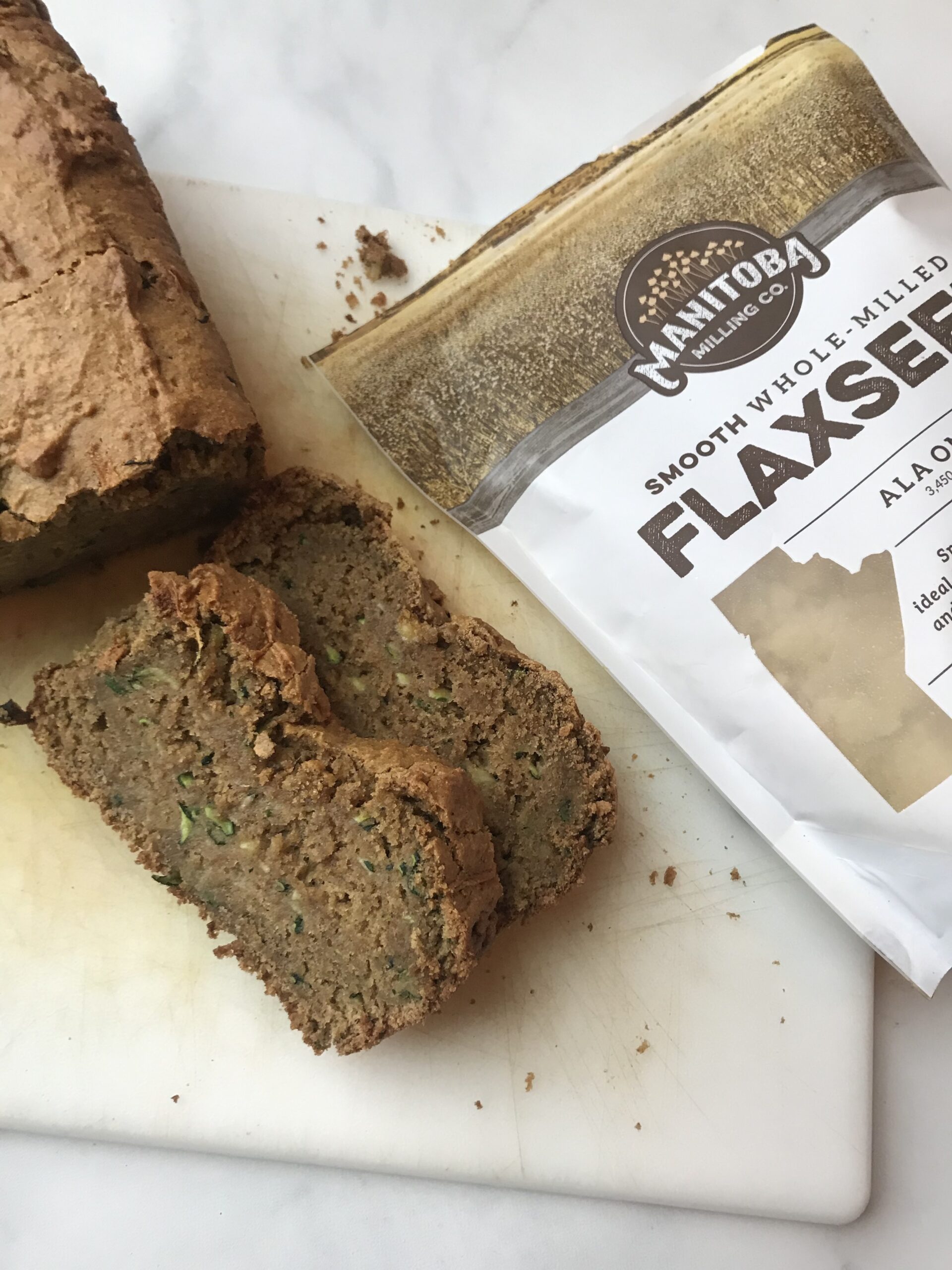 Zucchini Flax Bread Manitoba Flax Seed Milling Company