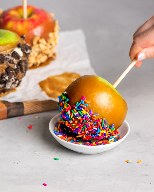 Vegan Caramel Apples Manitoba Flax Seed Milling Company