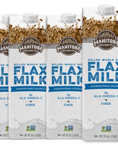 Unsweetened Original Flax Milk 4 x 32 oz.