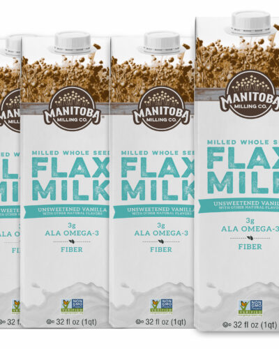 Unsweetened Vanilla Flax Milk - 4 x 32 oz.