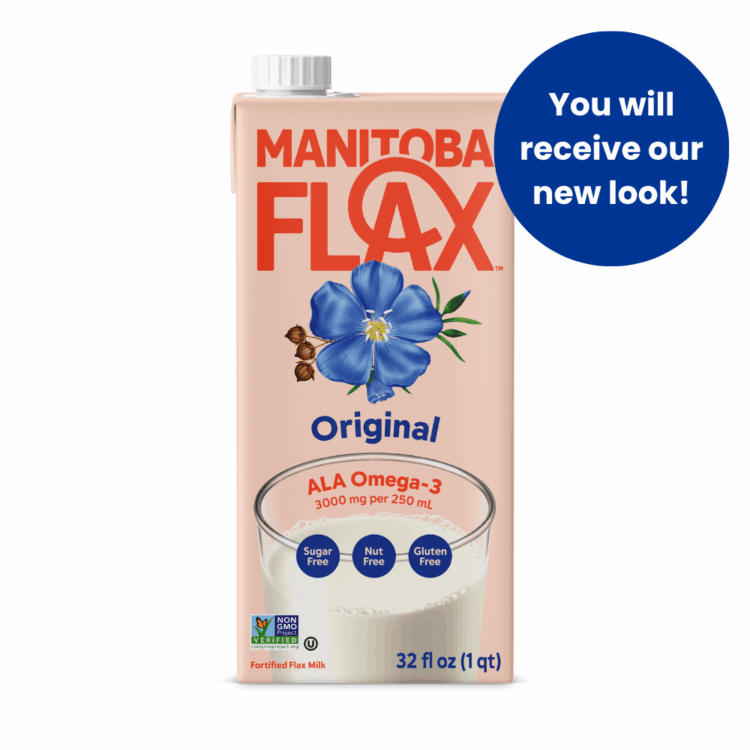 Unsweetened Original Flax Milk - Case of 6 x 32 oz. - Image 2