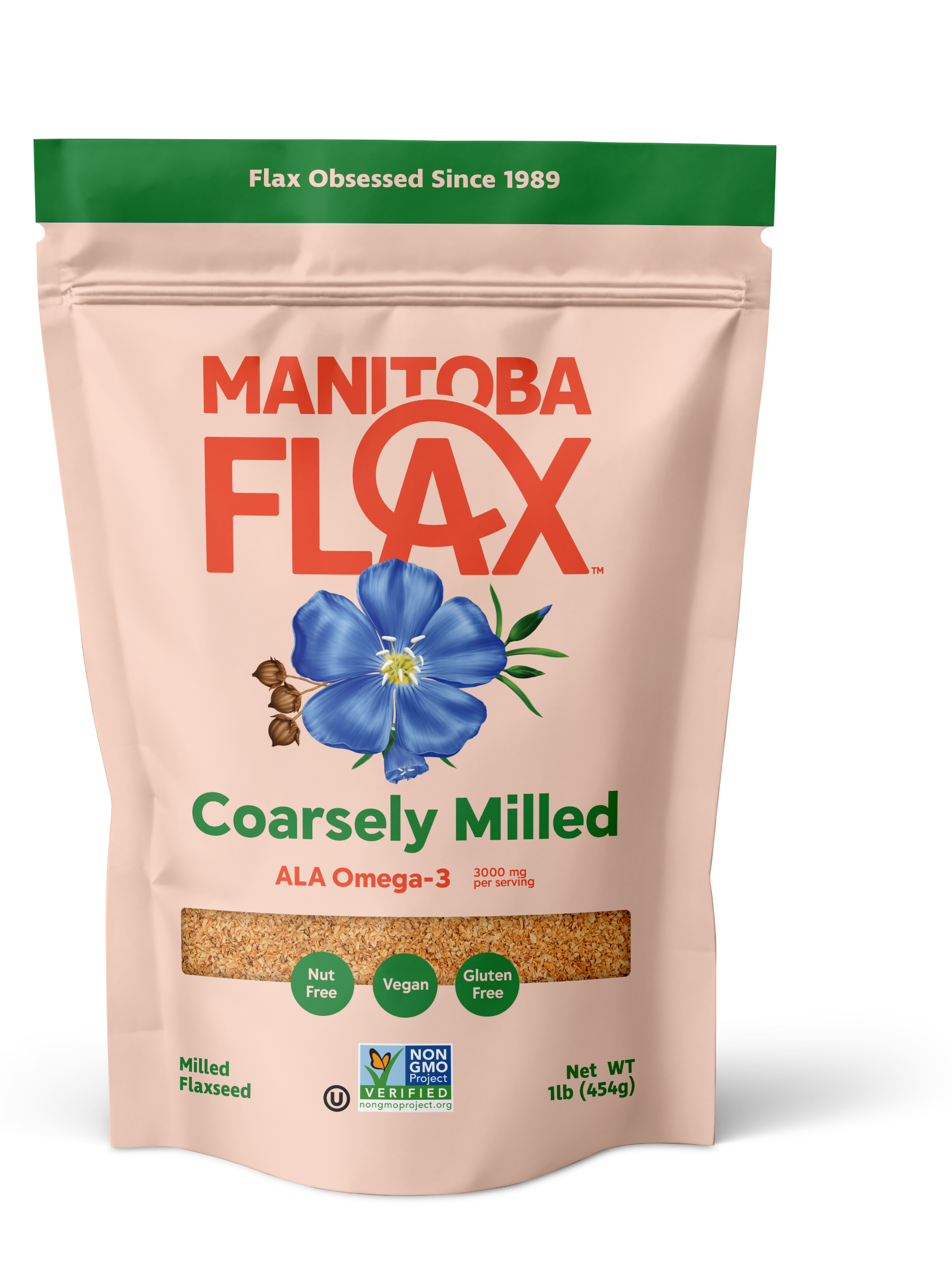 Coarsely Milled Flaxseed
