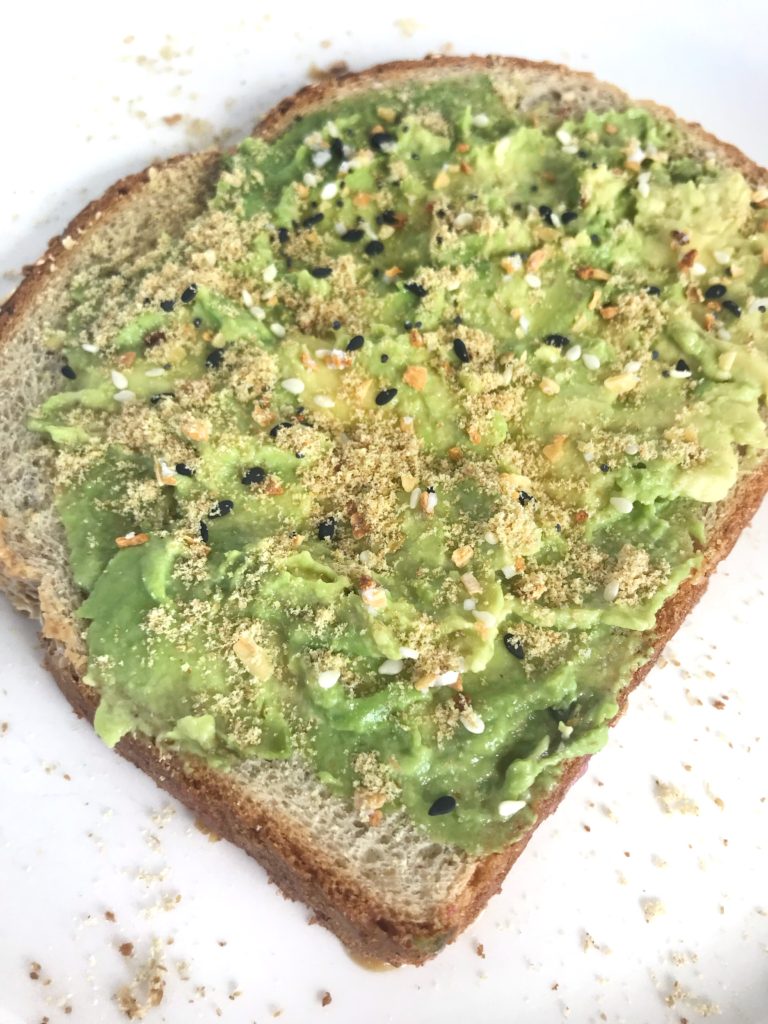 avocado toast vegan